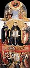 Triumph Canvas Paintings - Triumph of St Thomas Aquinas